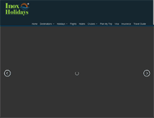 Tablet Screenshot of inoxholidays.com